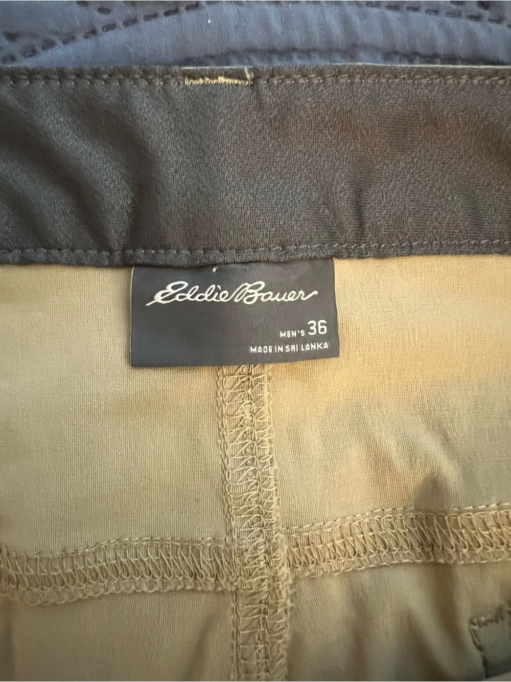 Three Eddie Bauer Men’s Shorts size 36 - Beige, Brown, Orange - Picture 3 of 16